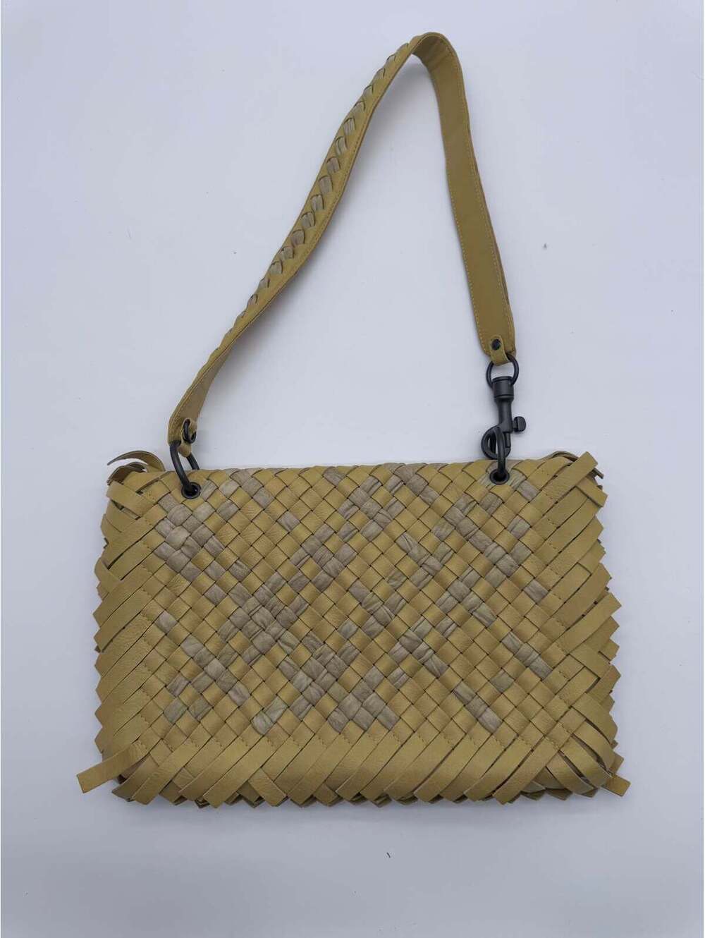 BOTTEGA VENETA Intrecciato Woven Leather Shoulder Bag